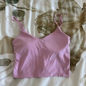 Lululemon Athletica Light Purple V-Neck Top